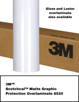 3M™ Scotchcal™ Matte Graphic Protection Overlaminate 8520