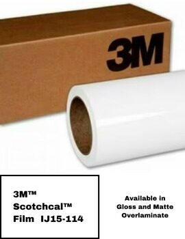 3M™ Scotchcal™ Film  IJ15 – 114 Gloss Overlaminate