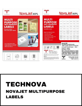 NovaJet Direct Thermal Barcode Labels