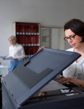 Is the commercial printing industry growing or declining?